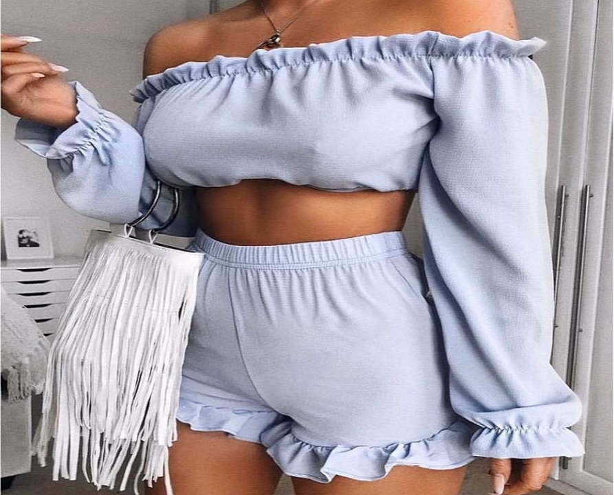 light-Blue Top